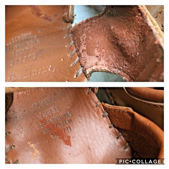 Natural Sport Terra Brown Leather Clog Sandals - Picture 12 of 12